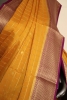 Checks & Contrast Mysore Crepe Silk Saree